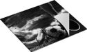 Chefcare Inductie Beschermer Voetbal Sliding op de Bal in het Stadion - Zwart Wit - 57,6x51,6 cm