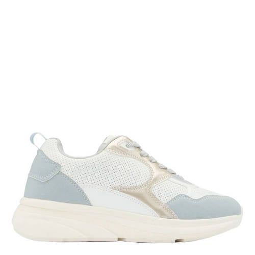 Graceland sneakers wit/blauw