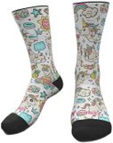 Wabiks Fantasía Chaussettes Hautes Blanc EU 35-38