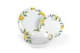 Excelsa Lemon tafelservies, 18-delig, porselein, Bianco/Limoni, STK