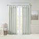 Emilia Madison Park Emilia Faux Silk Single Gordijn met Privacy Lining, DIY Twist Tab Top, Room Darkening Raam Drape voor Woonkamer, Slaapkamer en Slaapkamer, 84\" L x 50\"W, Dusty Aqua