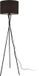 Luxpro Grenoble Vloerlamp Staande Lamp 154 cm E27 Zwart