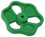 Schlösser Armaturen JS Handwiel met schroef en knop, 80x9, van polyamide, in de kleur groen