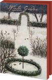 Bekking & Blitz Kerstkaartenmapje - Winterkaarten - Set wenskaarten - Kunstkaarten - Met sluitzegels - Uniek design - 10 stuks - Inclusief enveloppen - Winter Garden - Laetitia de Haas