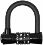 Stahlex Superlock Fiets Beugelslot/Cijferslot - Zwart - Staal - 9,7 x 10,4 cm - Fietsslot/Scooter/Motorslot