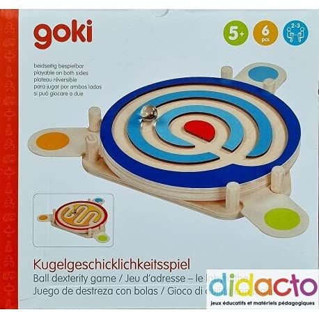 Goki Bal behendigheidsspel - Hout - 4013594599771