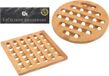 Merkloos Excellent Houseware Bamboe Onderzetters Rond Bruin (10 cm)
