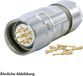 HUMMEL SET, inclusief connectoren M23, signaalkabelconnector, krimpklem rechte uitvoering, aantal polen: 12, rechte kabelaansluiting
