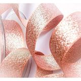 Berisford Rose Gold Lame lint, 15 mm