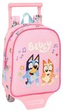 Safta Bluey Dance 6l 27x22x10 Cm Rugzak Met Wielen Roze Kinderen