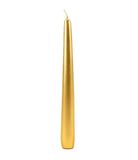 Conische Cereria di Giorgio Conische kaarsen diameter, goud, 2,2 cm, hoogte 25 cm, 10 stuks