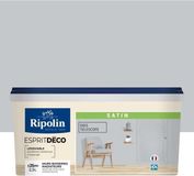 Ripolin Esprit Déco peinture d'intérieur, satiné, gris télescopique, 2,5 litre