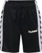 Hummel Hmljr Chevron Shorts 233644 Kinder Sportbroek Zwart Katoen Regular Fit Gestreept