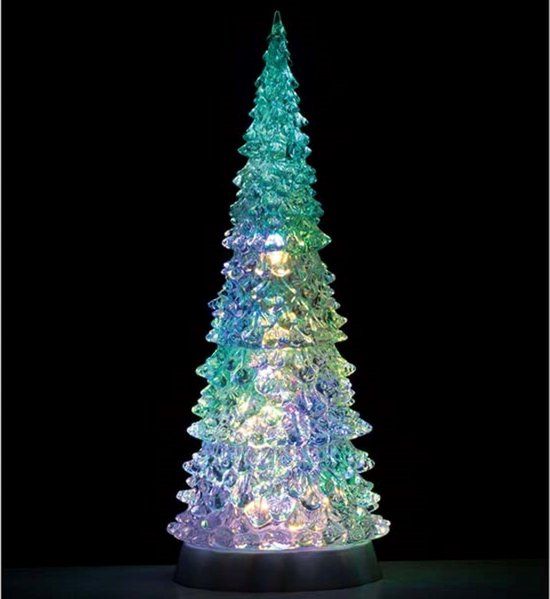Lemax Crystal Lighted Tree 4 Color Changeable And Color - XL