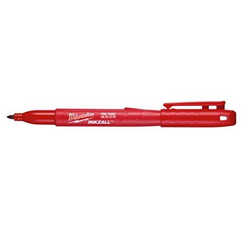 Milwaukee 48223170 Inkzall Marker met fijne punt - Rood - 1mm