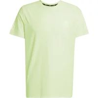 Adidas Performance Own The Run T-Shirt Heren Geel Polyester Korte Mouw XL