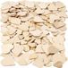 Merkloos Creativ Company B.V. Mozaiek hartjes - 60x - hout - diverse maten 18-30 mm