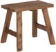 Mica Decorations Tabouret en bois audacieux - Table d'appoint ou table à plantes - 38 x 29 x 34 cm - Bois recyclé - Marron