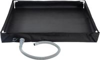 Merkloos / Sans marque Wan GmbH Douche Pan - Buiten Douche - Kamperen Reizen - Snelle Afvoer - 80x80x10 cm - Grijs