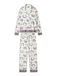Gisela Pyjama ivoire / saphir / rose pâle / rubis
