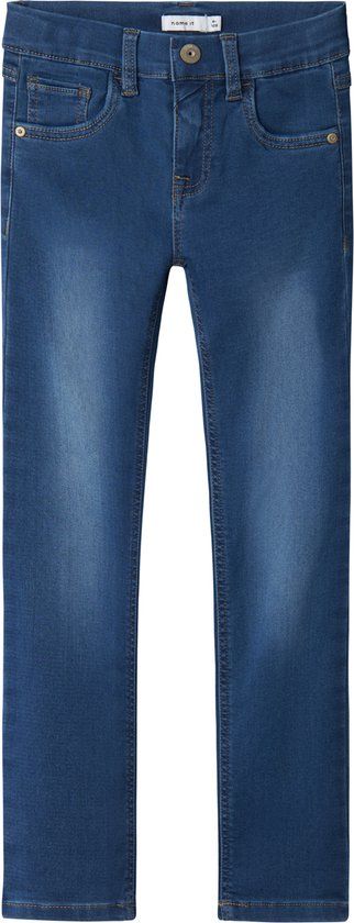 NAME IT NKMTHEO XSLIM SWE JEANS - Boys - Size 134 - Medium Blue Denim