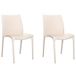 VidaXL Tuinstoelen 2 stuks Polypropyleen Crème