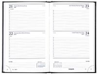 Brepols Saturnus Lima - Zwart - Hardcover - Kunstleer - 8:00 - 20:00 - Vierkante hoeken