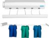 Ibenzoa® Ligne à linge télescopique durable et réglable avec support mural - Pour un séchage efficace