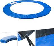 AREBOS Trampoline Randafdekking 244 cm Bleu