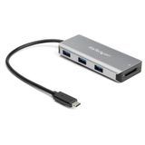 StarTech.com Startech 3-Port USB Hub Startech HB31C3ASDMB Silver
