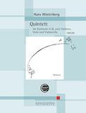 Quintett für Klarinette, 2 Violinen, Viola und Violoncello: clarinet, two violins, viola, and cello. Jeu de parties.