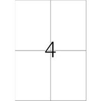 HERMA Premium - Papier - mat - permanent zelf-klevend - wit - 148 x 105 mm 100 etiket(ten) (25 vel(len) x 4 gelamineerde etiketten