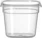 HENDI GN-container – polypropyleen – geur- en smaakvrij – 2,4L – transparant – 176x162x150 mm