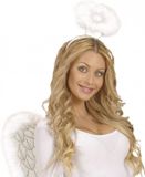 Smiffys Engel diadeem - met halo - wit