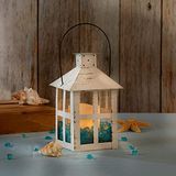 Kate Aspen 9 Inch Witte Vintage Verontruste Rustieke Kaars Houder Decoratieve Lantaarn