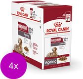 Royal Canin Shn Medium Ageing 10plus Pouch - Alimentation pour chien - 4 x 10x140 g