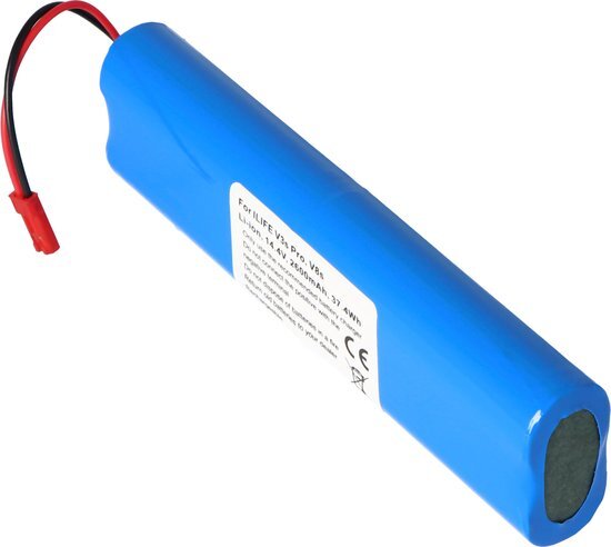 Batterij geschikt voor ILIFE V3s Pro, V8s, Li-ion, 14.4V, 2600mAh, 37.4Wh