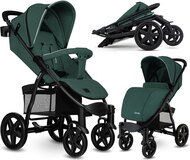 Lionelo Annet Plus 2 in 1 Kinderwagen - Groen - Tot 22 kg - Vanaf 0 Maanden