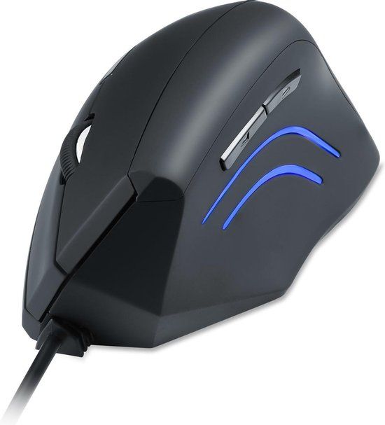 Perixx Perimice 508 - Ergonomische muis - Rechts - Zwart