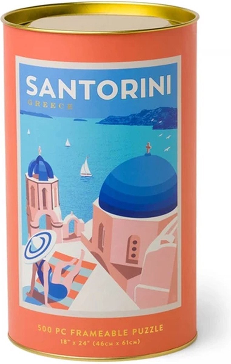 Design Works In Tube puzzel 500 stukken Santorini