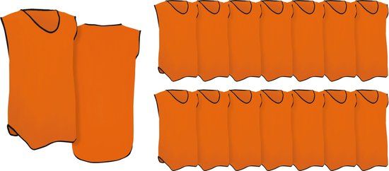 Avento Trainingshesje - Junior - Set van 15 - Oranje