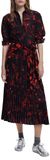 Desigual Vest_camisero_plisa casual jurk voor dames, Rood, M