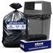 Plasticplace 56 Gallon Glutton Vuilniszakken, 2,4 Mil, 43W x 46H, Zwart, 50/Case