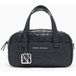 Armani Exchange A|X Liz Pebble Bauletto pour femme, noir, petite taille