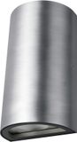 Osram LED Außenwandleuchte, 3000K, UpDown-Wandleuchte, 1050lm, 12W, Aluminium, IP44, IK03, breitstrahlend, mit Montagezubehör