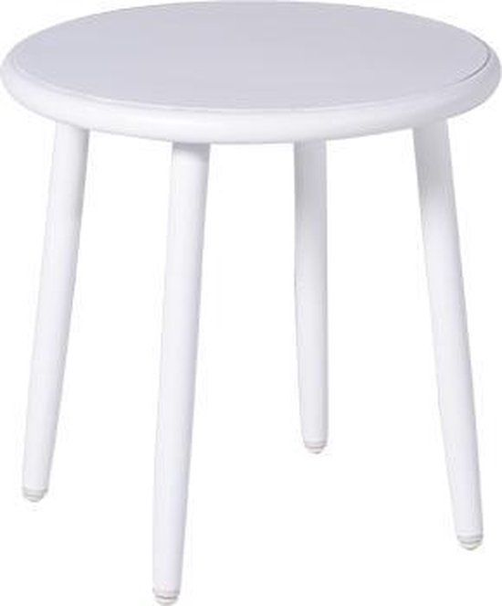 Garden Impressions Vito bijzettafel ø46 cm mat wit