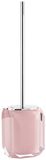 Gedy Chanelle Toiletborstel, hars, roze, 8,6 x 10,6 x 45,7