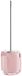 Gedy Chanelle Toiletborstel, hars, roze, 8,6 x 10,6 x 45,7