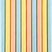 PartyDeco Drinkrietjes - papier - 20x - multi kleuren pastel - 19,5 cm