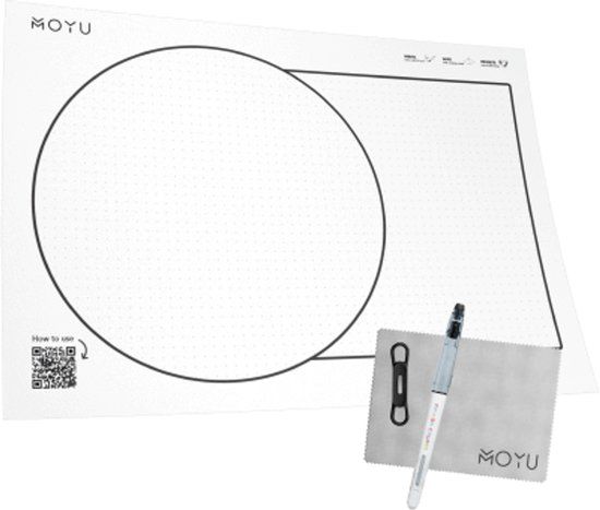 MOYU Talar - Uitwisbaar magnetisch vel van steenpapier A4